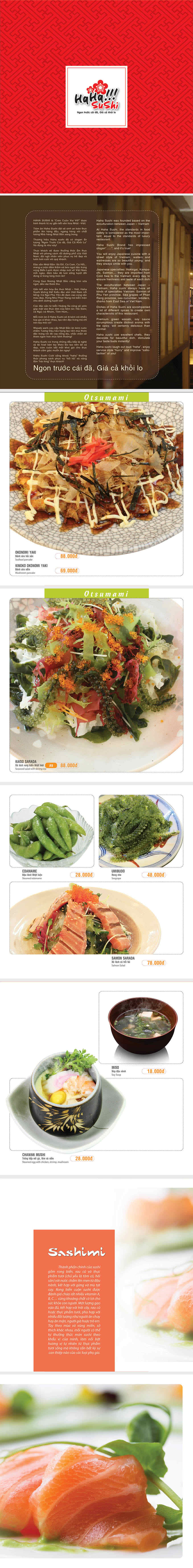Menu Haha Sushi  1 