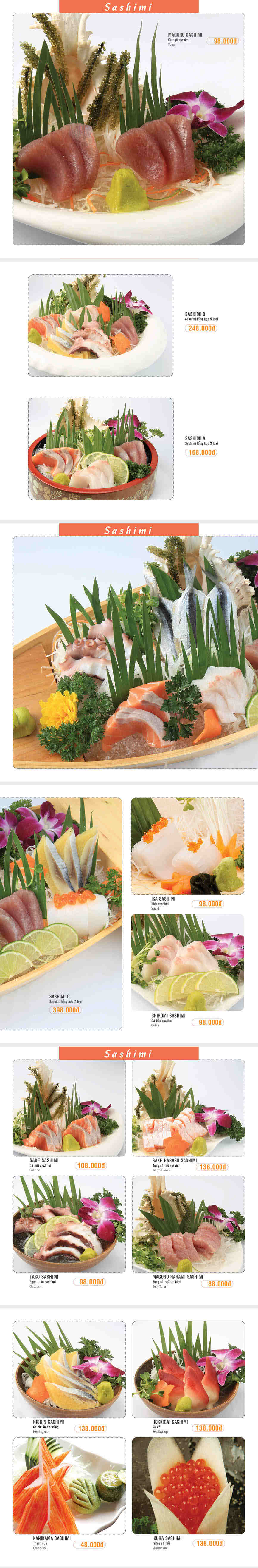 Menu Haha Sushi  2 