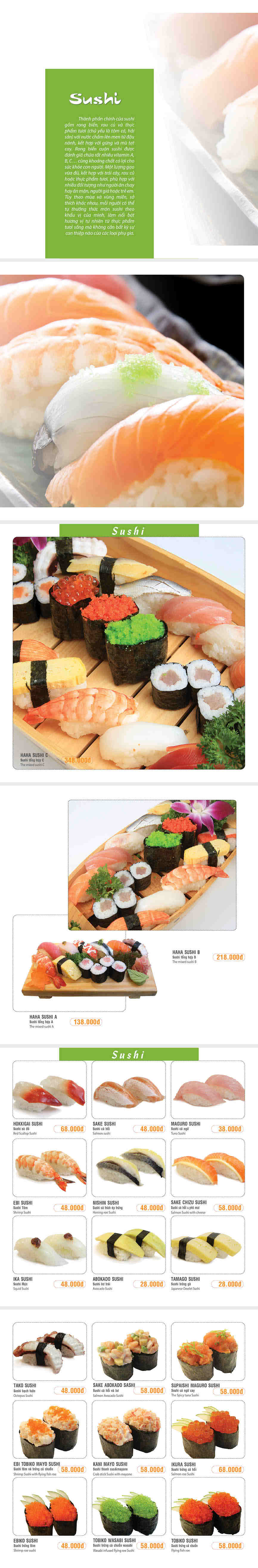 Menu Haha Sushi  3 