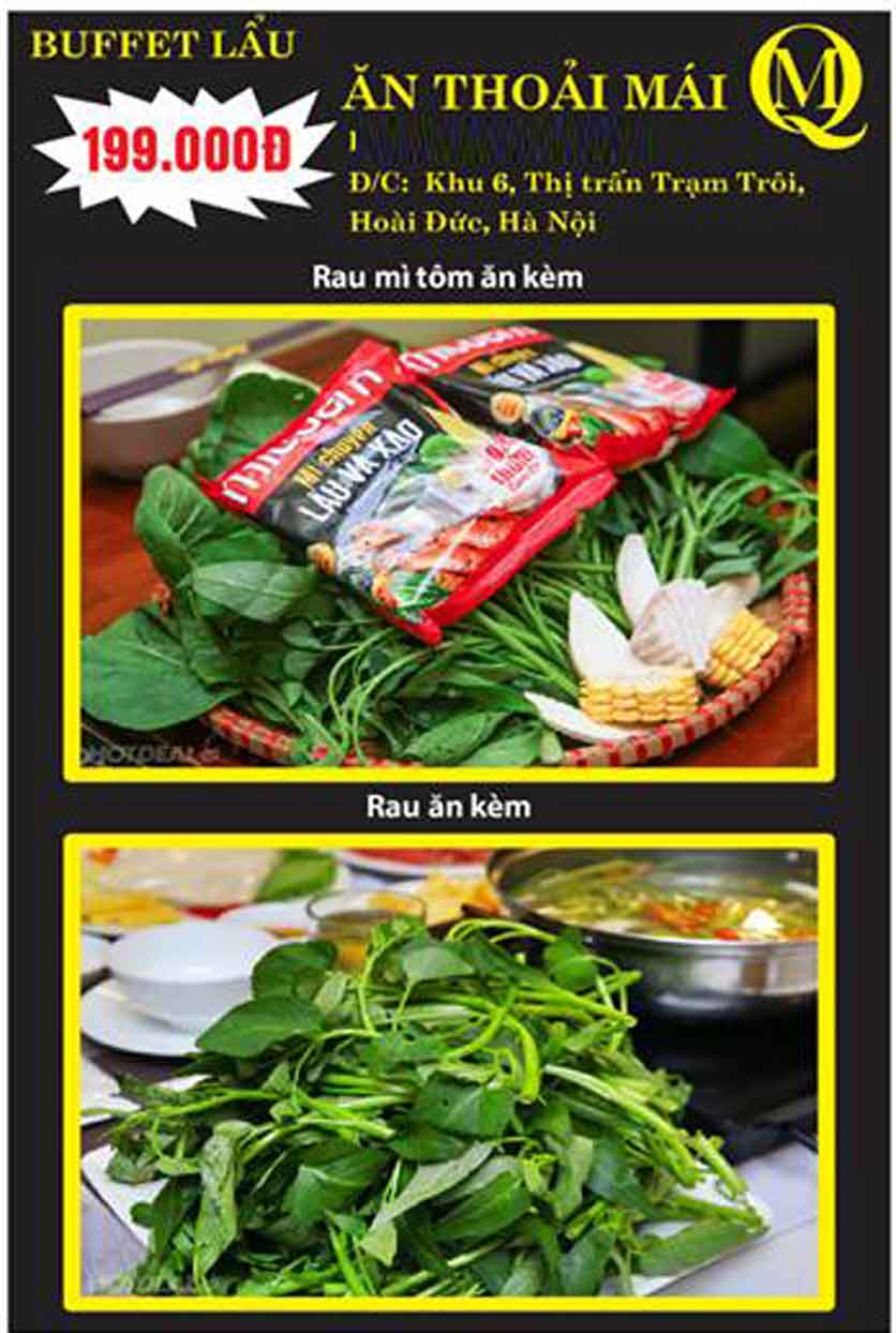 Menu Koishi BBQ - Đại Từ 1