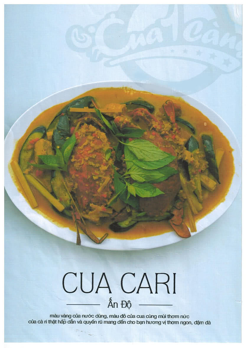 Menu Cua 1 Càng - Nguyễn Oanh 7