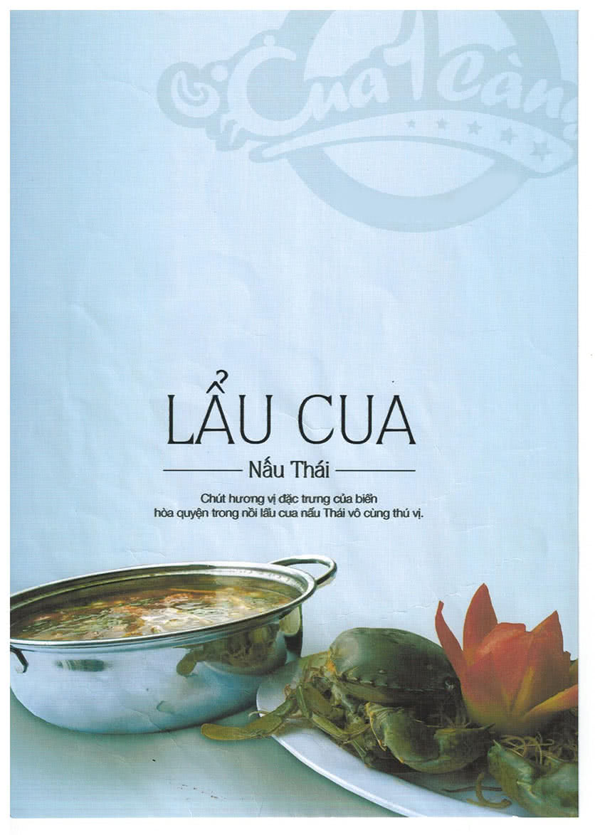 Menu Cua 1 Càng - Nguyễn Oanh 9 