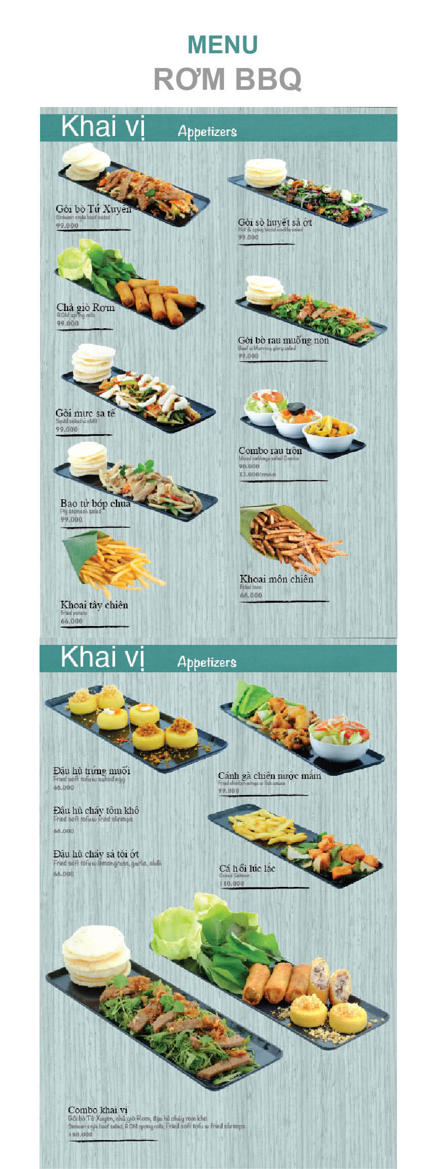 Menu Rơm BBQ 2