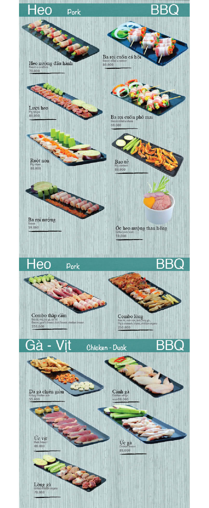 Menu Rơm BBQ 4
