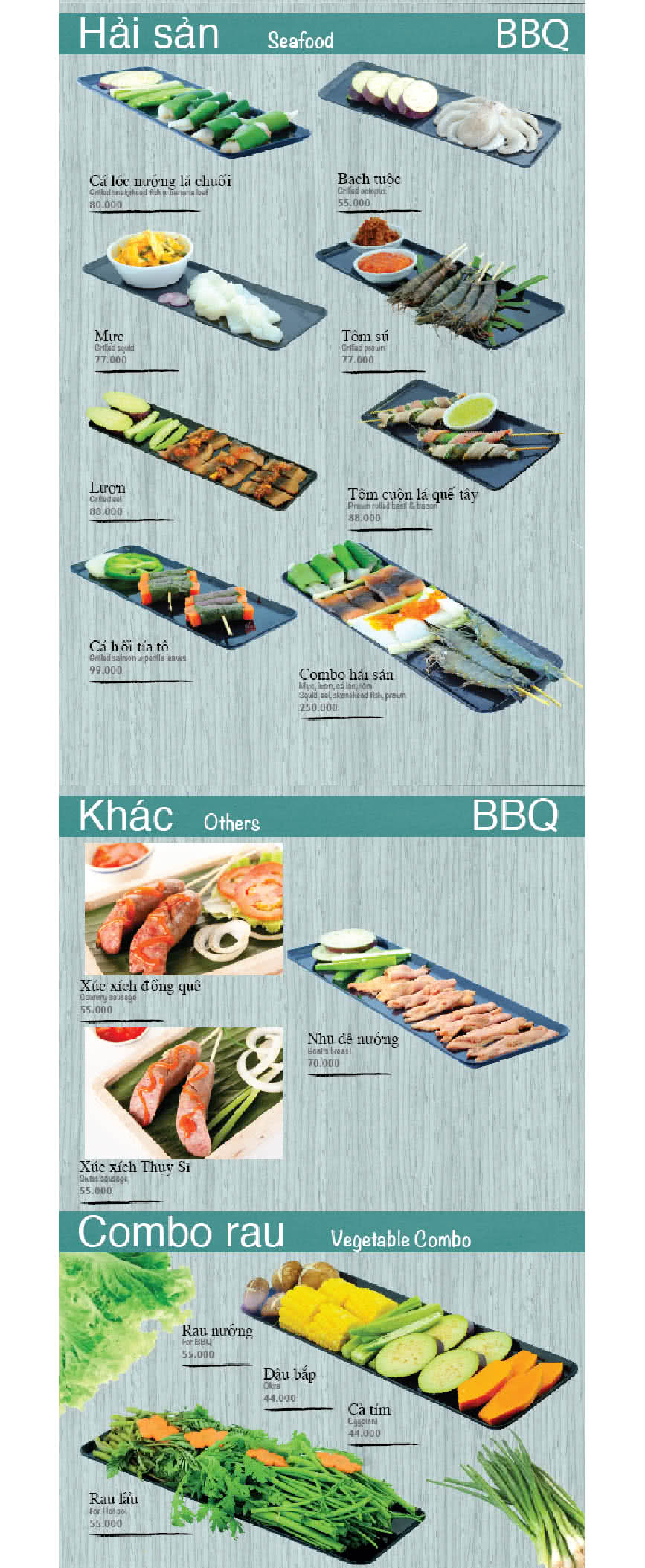 Menu Rơm BBQ 5