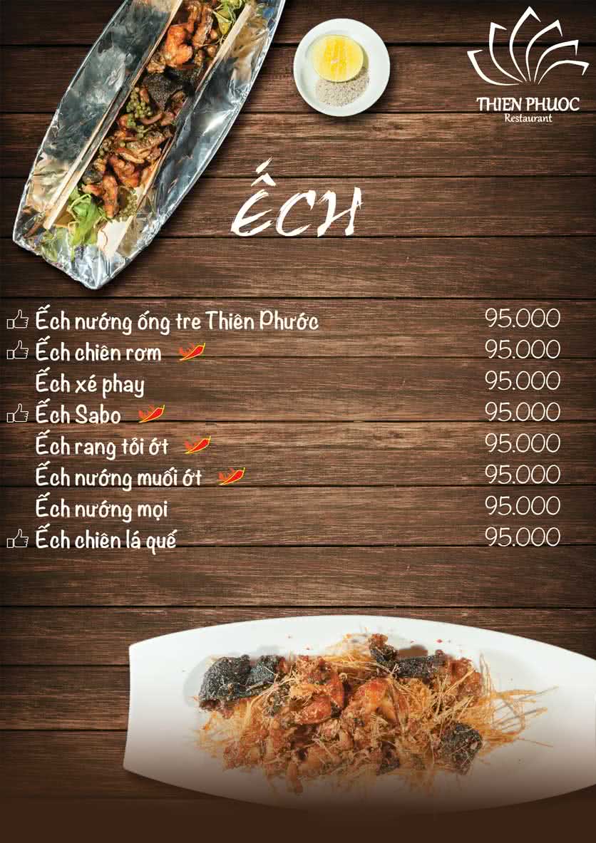 Menu Thiên Phước 8 