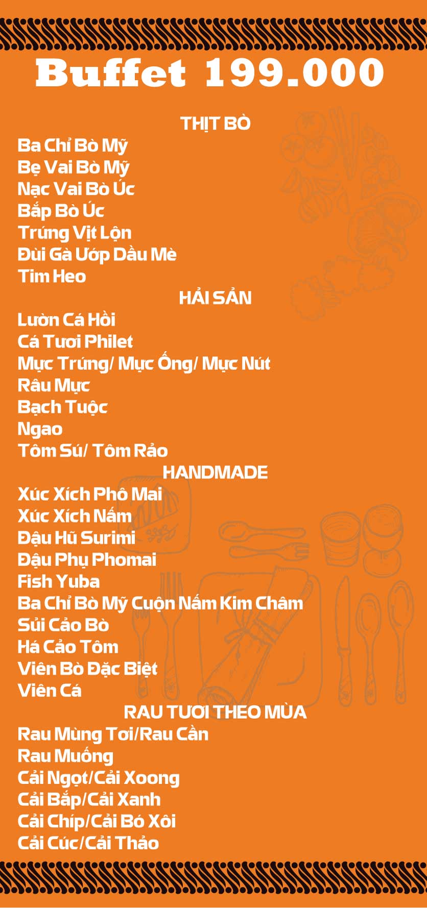 Menu Lẩu Băng Chuyền Kichi-Kichi - Vincom Center Nguyễn Chí Thanh 1