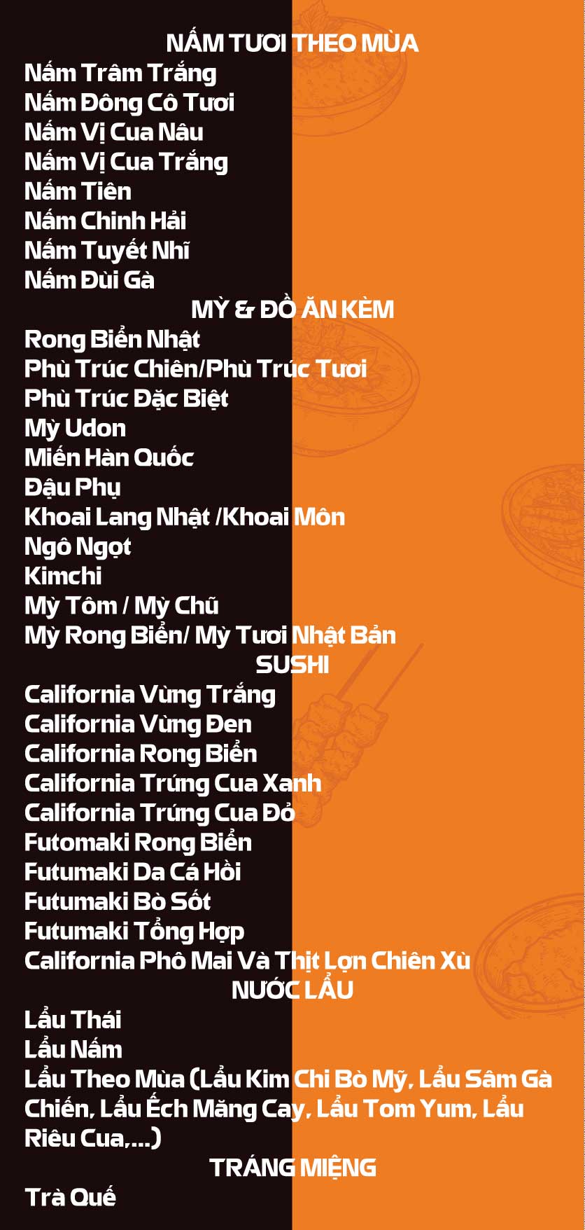 Menu Lẩu Băng Chuyền Kichi-Kichi - Vincom Center Nguyễn Chí Thanh 2