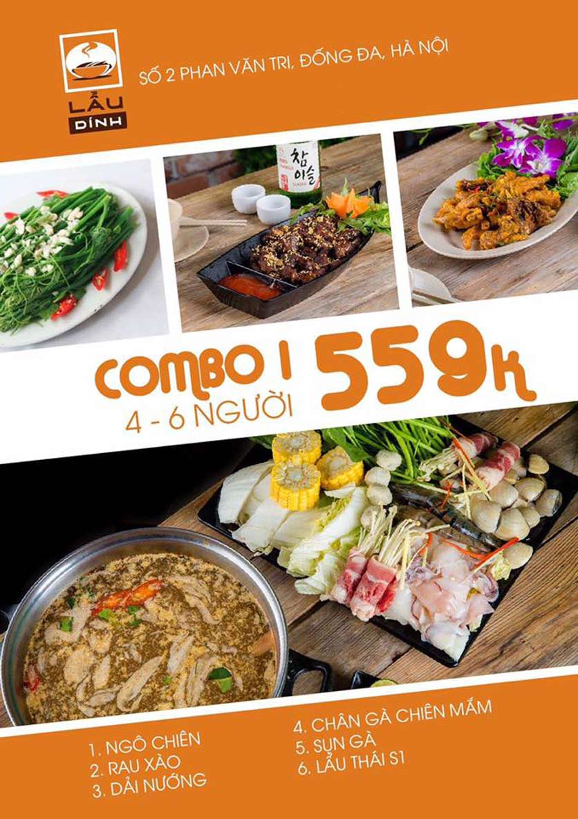 Menu Lẩu Dính  1 