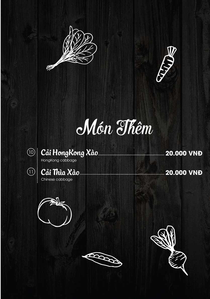 Menu Phở Ông Hùng – Hàng Bài 6