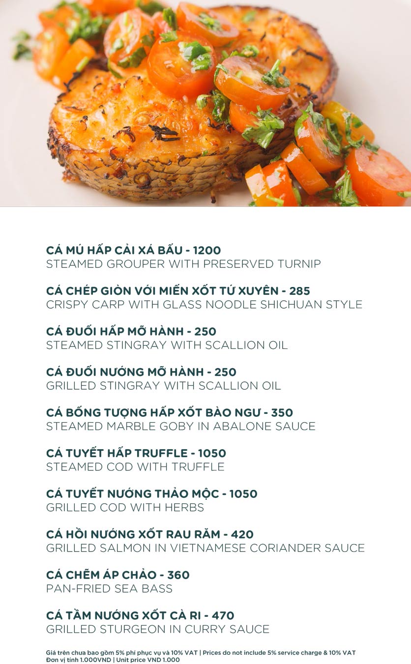 Menu YO’S – Nguyễn Bỉnh Khiêm 7 