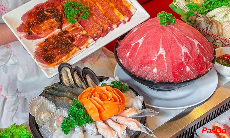 Suất Buffet Nướng Lẩu Trưa T2-T6, Giá 259K Ăn Được Phúc Phan Xích Long