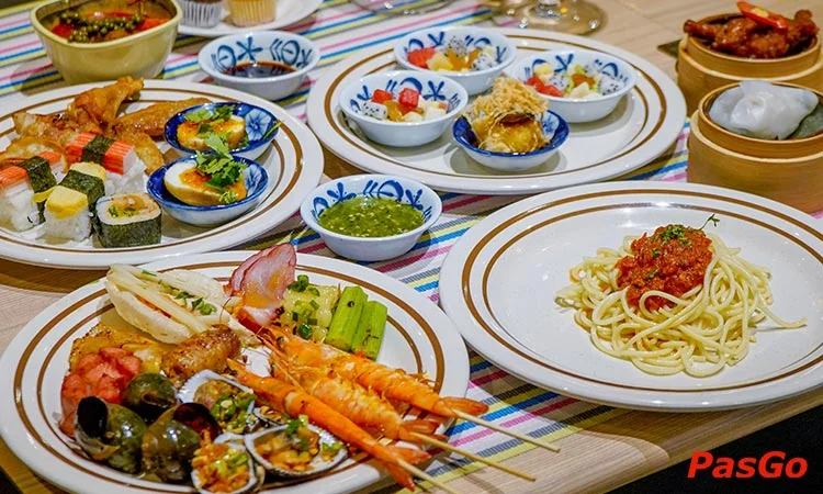 Suất Buffet Trưa T2->T6, Giá 380K 