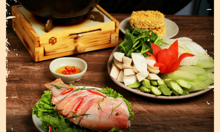 Set Lẩu Cá Diêu Hồng Tối T2-T6, Giá 199K - Cơm Niêu Thiên Lý Cộng Hòa