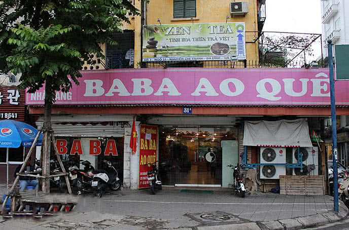 ba ba ao quê 31a nguyễn chí thanh 11