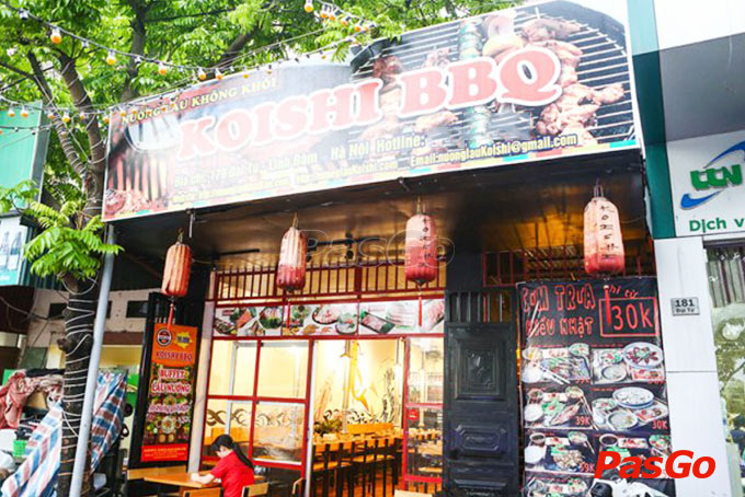 nhà hàng buffet nướng lẩu koishi bbq đại từ - 15