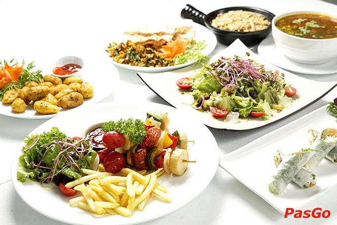 nhà hàng chay om vegan garden an dương - 1