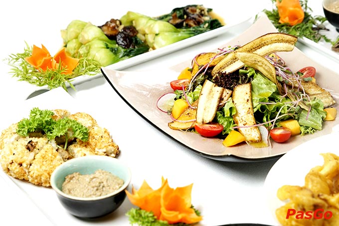 nhà hàng chay om vegan garden an dương - 13