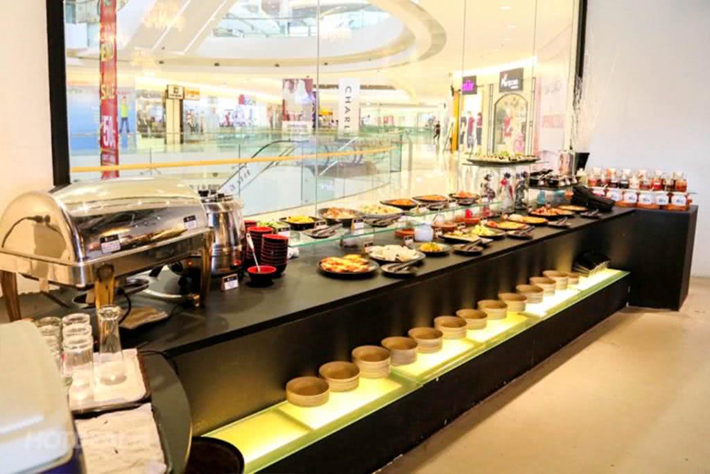 nhà hàng jojo buffet crescent mall không gian 3
