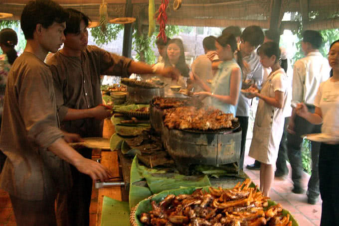 buffet khu du lịch bình quới 1 16
