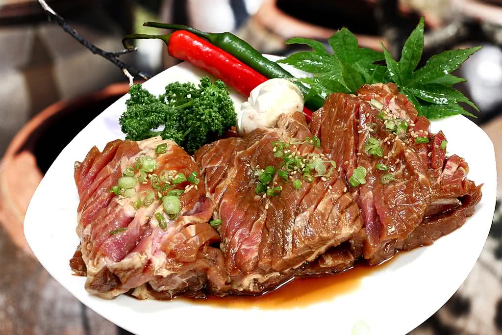 nhà hàng kpop bbq phạm hùng món ăn 2
