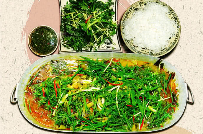 bánh tráng cuốn thịt heo phú cường hồ gươm 2