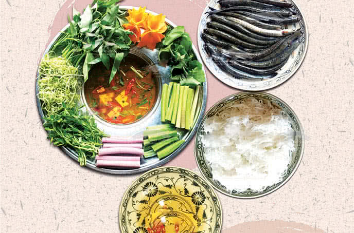 bánh tráng cuốn thịt heo phú cường hồ gươm 3