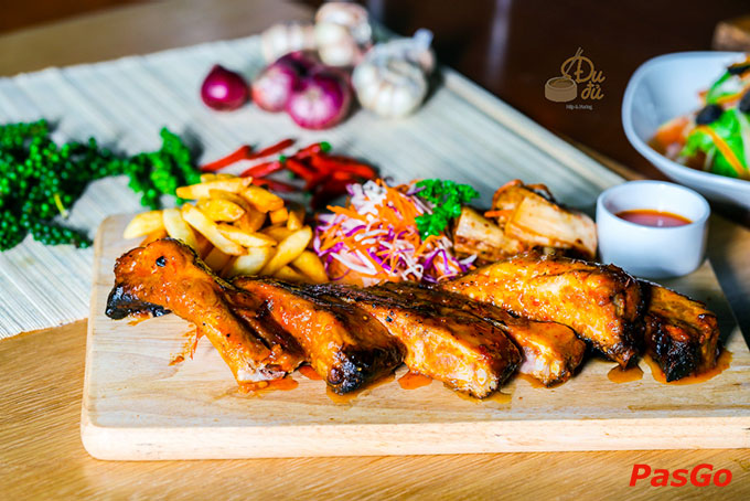 nhà hàng đu đủ hấp và nướng trường sa 7