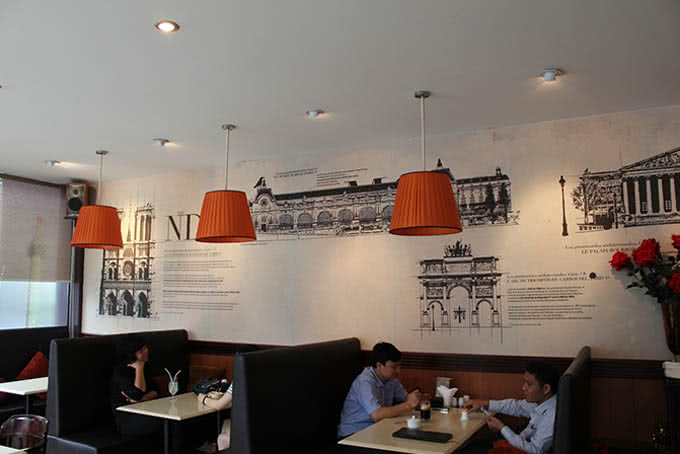 Nhà hàng Paris Deli Trần Huy Liệu khách sạn hà nội 4